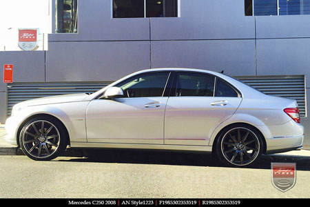 19x8.5 AN Style1223 on MERCEDES C250