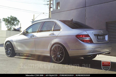 19x8.5 AN Style1223 on MERCEDES C250