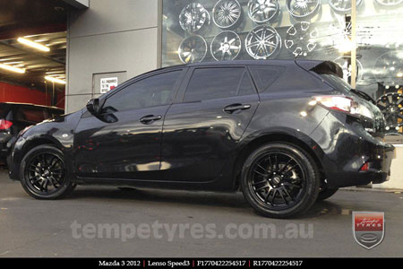 17x7.0 Lenso Speed 3 SP3 on MAZDA 3