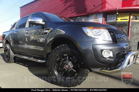 17x9.0 Ballistic Morax on FORD RANGER