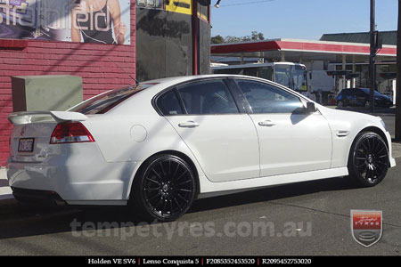 20x8.5 20x9.5 Lenso Conquista 5 SB CQ5 on HOLDEN COMMODORE VE
