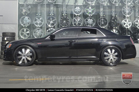 24x10 Lenso Concerto - BKQ on CHRYSLER 300