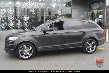 20x9.0 Style5453 Gunmetal on AUDI Q7