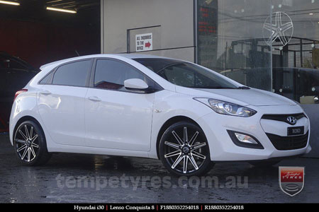 18x8.0 18x9.0 Lenso Conquista 8 CQ8 on HYUNDAI i30