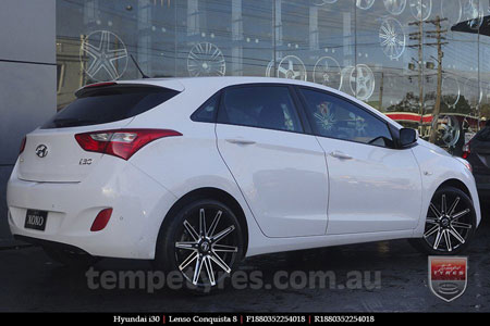 18x8.0 18x9.0 Lenso Conquista 8 CQ8 on HYUNDAI i30