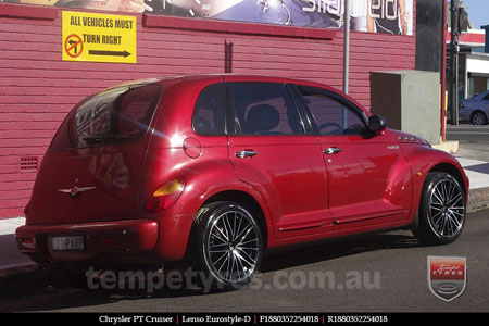 18x8.0 Lenso Eurostyle D ESD on CHRYSLER PT CRUISER