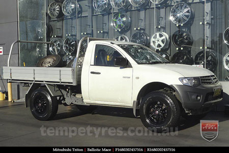 16x8.0 Ballistic Mace on MITSUBISHI TRITON