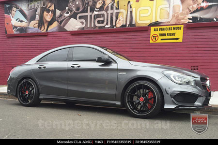 19x8.0 19x9.0 Y463 Black on MERCEDES CL-CLASS