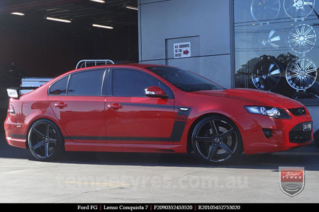 20x9.0 20x10.5 Lenso Conquista 7 MKS CQ7 on FORD FALCON