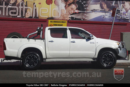 18x9.0 Ballistic Enigma on TOYOTA HILUX SR5