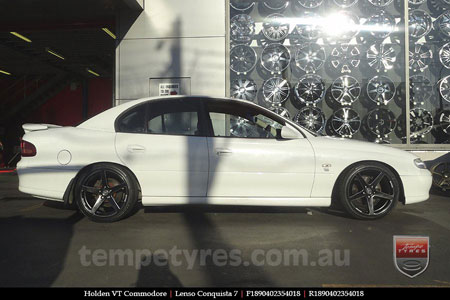 18x8.0 18x9.0 Lenso Conquista 7 MKS CQ7 on HOLDEN COMMODORE VT