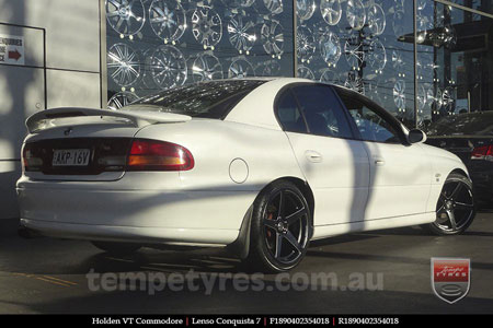 18x8.0 18x9.0 Lenso Conquista 7 MKS CQ7 on HOLDEN COMMODORE VT