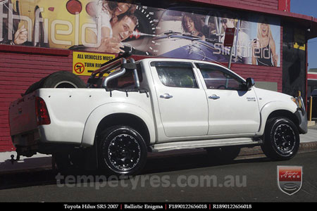 18x9.0 Ballistic Enigma on TOYOTA HILUX SR5