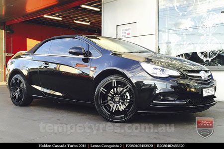 20x8.0 20x9.0 Lenso Conquista 2 SB CQ2 on HOLDEN CASCADA