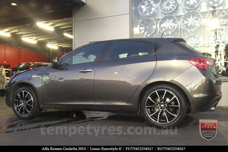 17x7.5 Lenso Eurostyle E ESE on ALFA ROMEO GIULIETTA