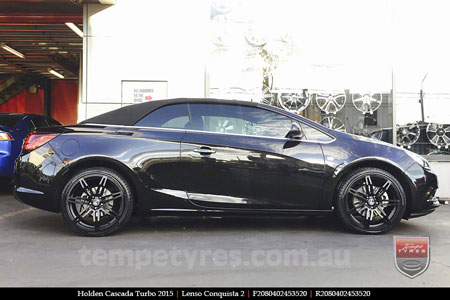 20x8.0 20x9.0 Lenso Conquista 2 SB CQ2 on HOLDEN CASCADA