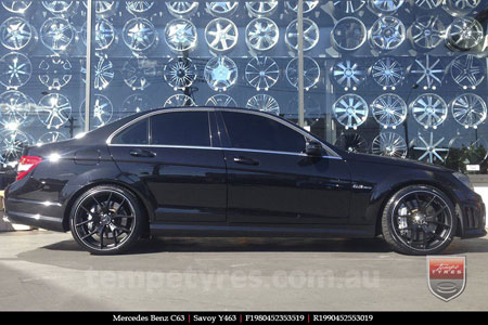 19x8.0 19x9.0 Y463 Black on MERCEDES C-Class