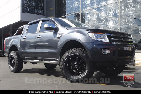 17x9.0 Ballistic Morax on FORD RANGER