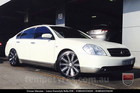 18x8.5 Lenso Bella on NISSAN MAXIMA