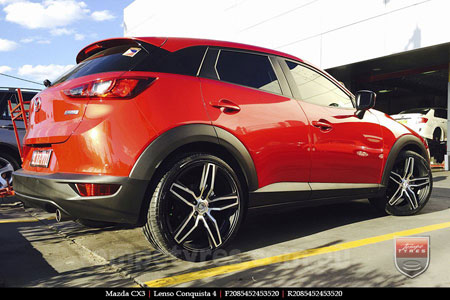 20x8.5 20x9.5 Lenso Conquista 4 CQ4 on MAZDA CX3