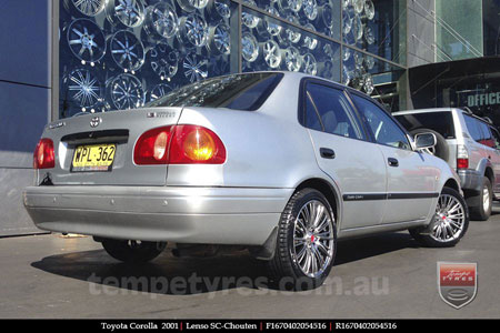 16x7.0 Samurai Chouten on TOYOTA COROLLA