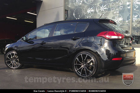 18x8.0 Lenso Eurostyle E ESE on KIA CERATO