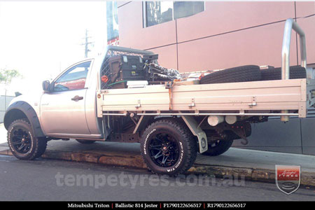 17x9.0 Ballistic Jester on MITSUBISHI TRITON