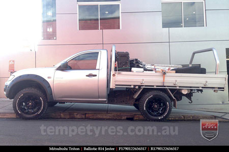 17x9.0 Ballistic Jester on MITSUBISHI TRITON