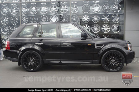 22x9.5 Autobiography SB on RANGE ROVER SPORT