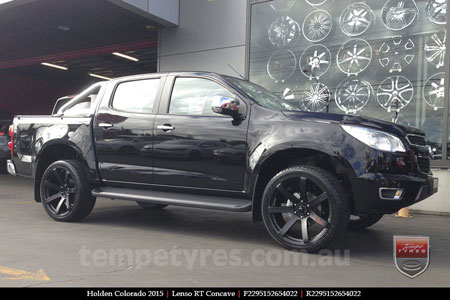 22x9.5 Lenso RT-Concave on HOLDEN COLORADO