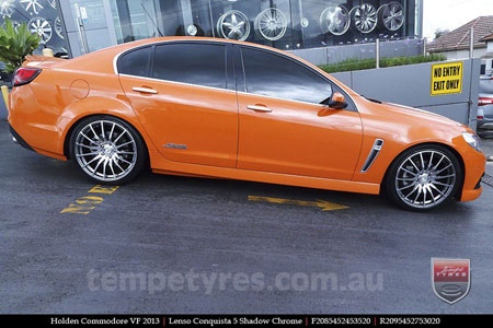 20x8.5 20x9.5 Lenso Conquista 5 CQ5 on HOLDEN COMMODORE