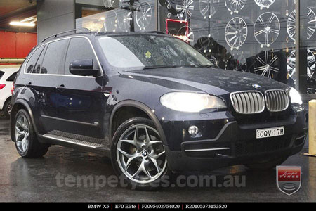 20x9.5 20x10.5 E70 Elite on BMW X5