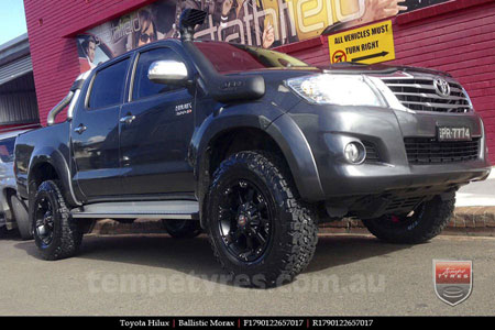 17x9.0 Ballistic Morax on TOYOTA HILUX