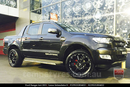 22x9.5 Lenso Intimidator 8 IM8 on FORD RANGER 