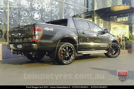 22x9.5 Lenso Intimidator 8 IM8 on FORD RANGER 