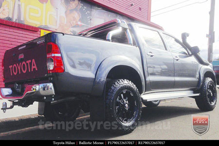17x9.0 Ballistic Morax on TOYOTA HILUX