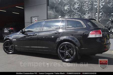 18x8.0 18x9.0 Lenso Conquista 7 MKS CQ7 on HOLDEN COMMODORE VE