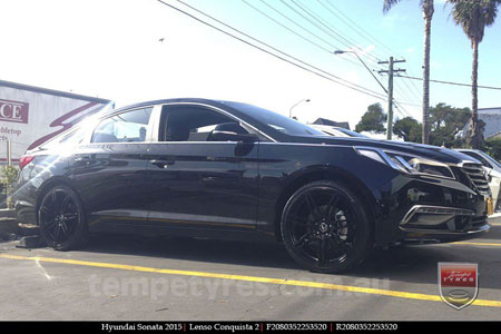 20x8.0 Lenso Conquista 2 SB CQ2 on HYUNDAI SONATA 