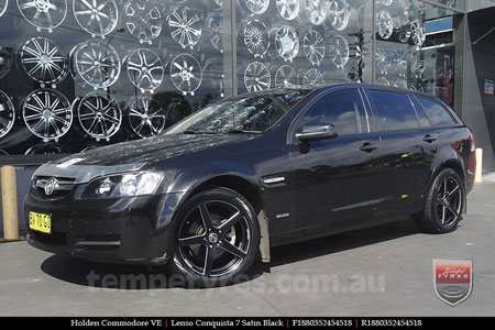 18x8.0 18x9.0 Lenso Conquista 7 MKS CQ7 on HOLDEN COMMODORE VE