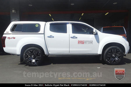 20x9.0 Ballistic Hyjak on ISUZU D-MAX 