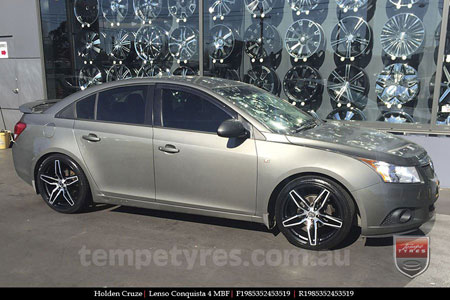 19x8.5 Lenso Conquista 4 CQ4 on HOLDEN CRUZE 