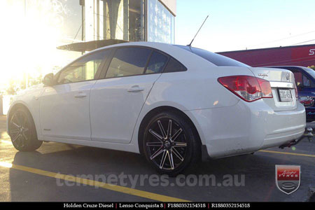 18x8.0 18x9.0 Lenso Conquista 8 CQ8 on HOLDEN CRUZE