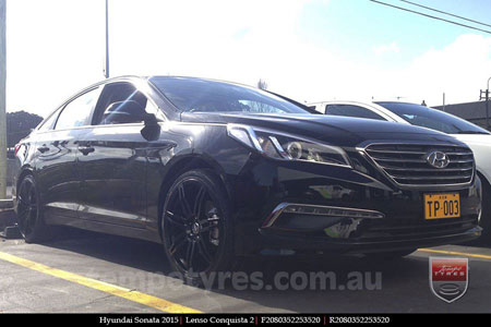 20x8.0 Lenso Conquista 2 SB CQ2 on HYUNDAI SONATA 