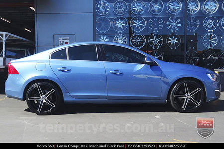 20x8.5 20x10 Lenso Conquista 6 CQ6 on VOLVO S60