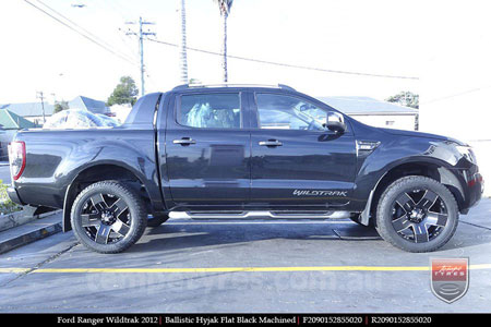 20x9.0 Ballistic Hyjak on FORD RANGER WILDTRAK 