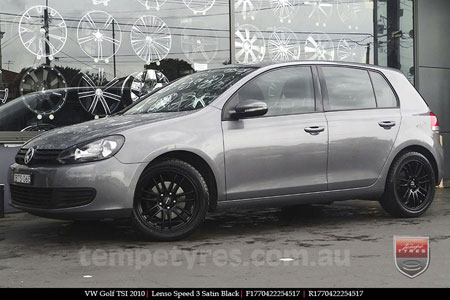 17x7.0 Lenso Speed 3 SP3 on VW GOLF