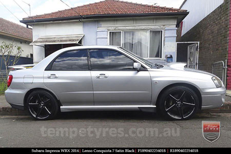 18x8.0 18x9.0 Lenso Conquista 7 MKS CQ7 on SUBARU IMPREZA