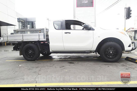 17x9.0 Ballistic Scythe on MAZDA BT50