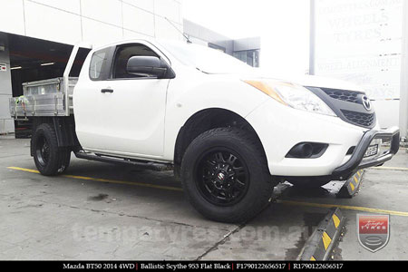 17x9.0 Ballistic Scythe on MAZDA BT50