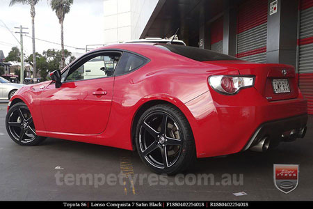 18x8.0 18x9.0 Lenso Conquista 7 MKS CQ7 on TOYOTA 86